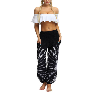 

Women Ethnic Boho Wide Leg Harem Print Pants Casual Loose Sport Gym Yoga Palazzo