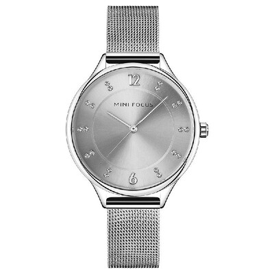 

MINI FOCUS Fashion Luxury Stainless Steel Women Watches Quartz 3ATM Water-resistant Casual Woman Wristwatch Rologio Feminino