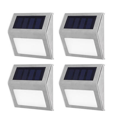 

Stainless Steel 3LED Solar Stair Light Outdoor Garden Pathway Street Lamp