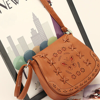 

Tailored Women Simple Fashion Handbag National Air Hollow Shoulder Bag