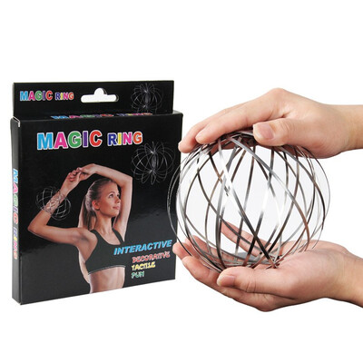

Magic hand ring Flow ring stainless steel hand ring pressure reduction puzzle Flow toys hot style