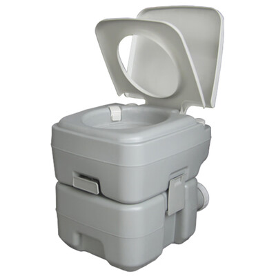 

Ktaxon Portable Camping Toilet 53 Gallon Capacity Leak Proof Porta Potty up to 50 Flushes for Camping RV Boating Hiking