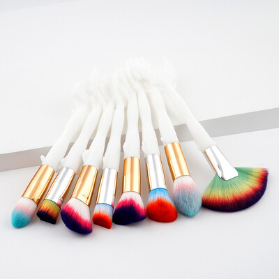 

〖Follure〗8PCS Cosmetic Makeup Brush Lip Makeup Brush Eyeshadow Brush
