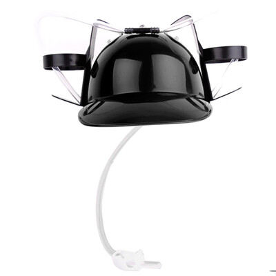 

Gobestart New Exotic Beer & Soda Guzzler Helmet & Drinking Hat Novelty Gift Toys