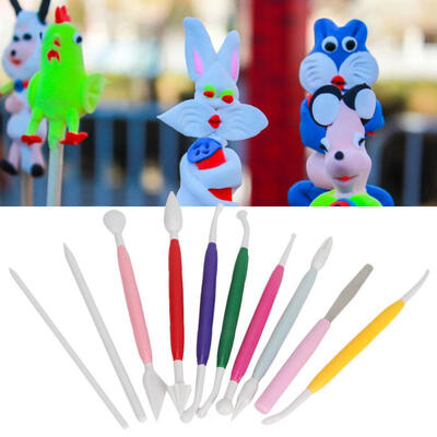 

Greensen 10 Pcs Ceramic Craft Clay Figurines Tools Polymer Pottery Sculpting Handmade Carving Tools