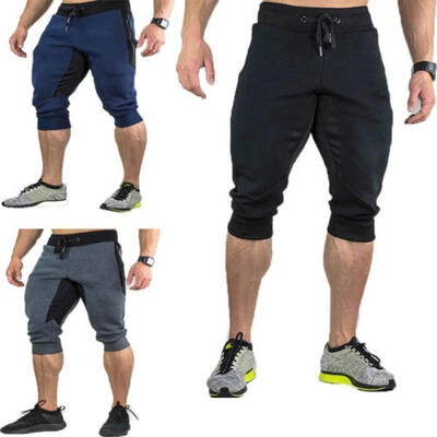 

Men Gym Fitness Shorts Training Running Bodybuilding Jogging Pants Trousers YU