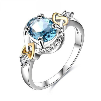 

Exquisite Ring Princess Cut Bling Gemstone Zircon Ring Engagement Ring Princess Ring For Women Size 6-10