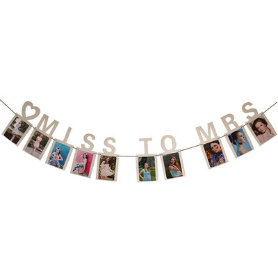 

Toponeto Miss To Mrs Photo Clips Bachelor Party Decorative Props