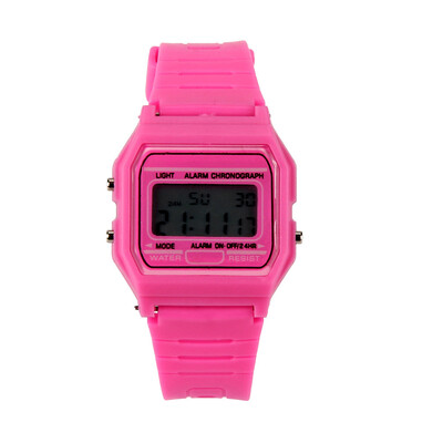 

8 Colour Men Sports Watches Minimalist Back Light LED Digital Watch Chronograph Shock Double Time Wristwatches For Gift