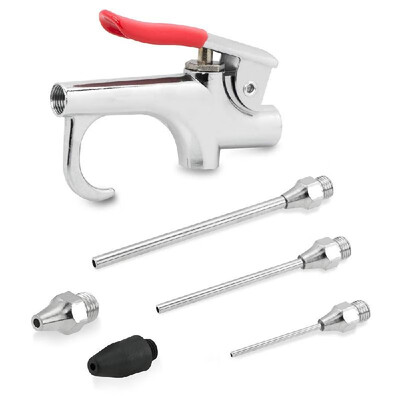 

Air Blow Gun Set with 5 Interchangeable Nozzles Over-Sized Trigger