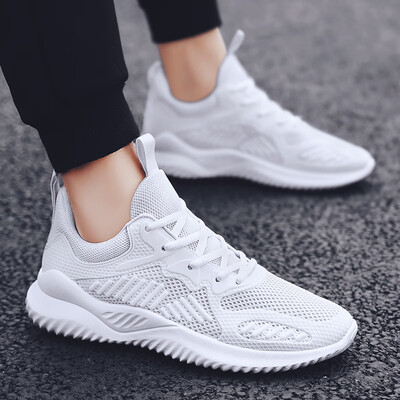 

Mens shoes breathable mesh shoes wild casual shoes running shoes mens mesh shoes Korean version of the trend of the network red sports shoes men