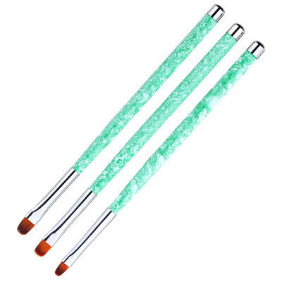

Toponeto Nail Art Tips Gel Crystal Acrylic Painting Drawing Pen Polish Brush Pen Tool D