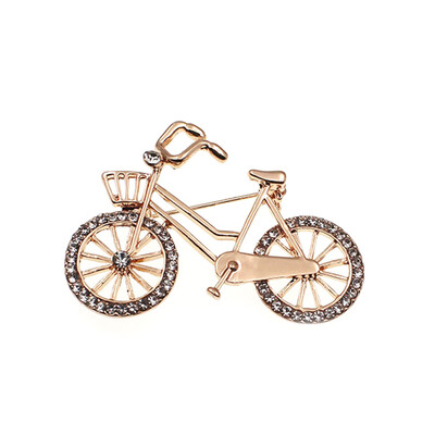 

Small Bicycle Model Brooch Pins Cool Bike Brooches For Women Girls Dual - Use Scarf Buckle Suit Garment Accessory