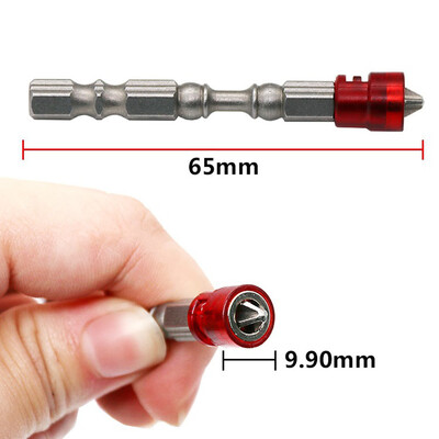 

〖Follure〗5Pc 65mm Anti-Slip Electric Hex Magnetic Screwdriver S2 PH2 Single Head Bit Tool