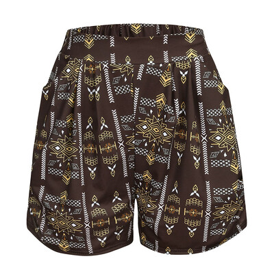 

Tailored Women Ladies Summer Flower Print Pocket Soft Harem Shorts Pants Trouser