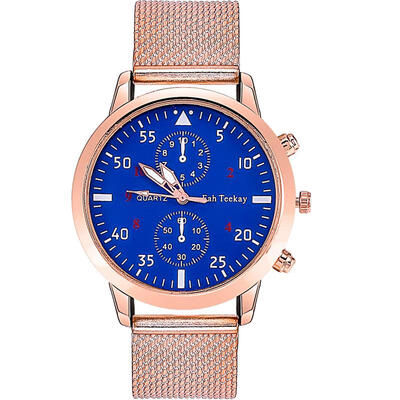 

Fashion Men Mesh Band Watch Male Luxury Stainless Steel Analog Quartz Wristwatch 2018 Sport Military Watches Relogio Masculino