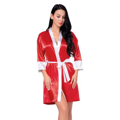

Women Silk Satin Short Night Robe Solid Kimono Robe Fashion Bath Robe Sexy Bathrobe Peignoir Femme Wedding Bride Women Robe