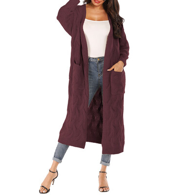 

Toponeto Women Long Sleeve Knitting Open Cape Casual Coat Blouse Kimono Jacket Cardigan