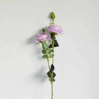 

Artificial Camellia Flower 3 Head Plant Fake Photographic Prop Wedding Decor