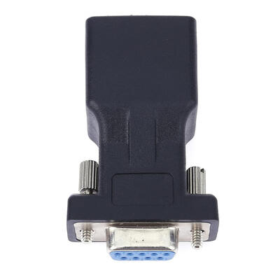 

VGA DB9 Male Port to RJ45 Ethernet Female Port Converter Adapter Connector