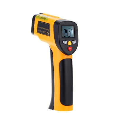 

High Precision Non-contact IR Digital Infrared Thermometer Temperature Tester Pyrometer Range -55～650°C-58～1202°F