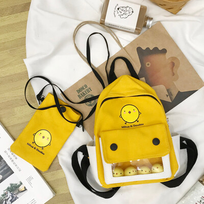 

Tailored Women 2019 Backpack New 2PC Messenger Bag Fashion Student Bag Outdoor Backpack