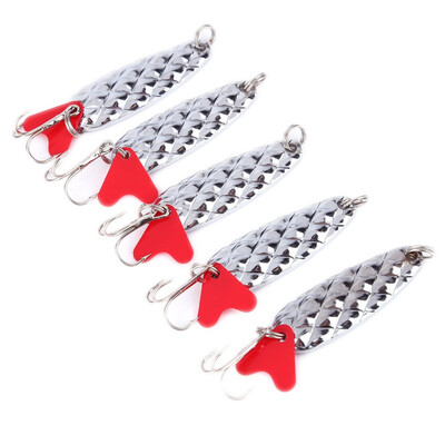 

5PCS Pineapple Sequins Fishing Bait Barb Hook Metal Fishing Lure Bending Artificial Bait Everything for Fishing