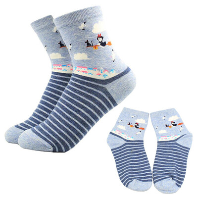 

Women Cotton Socks Harajuku Character Funny Crew Socks