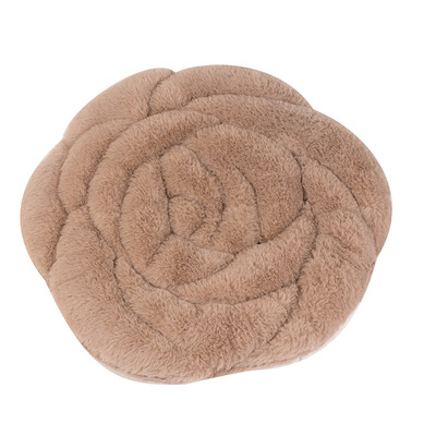 

Gobestart Rose Plush Cushion Chair Cushion Anti-skid Bay Window Cushion Futon 45X45CM