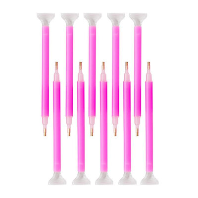 

10PcsSet Diamond Painting Pens Double-headed Stitch Pen Drill Point Tool DIY Craft Embroidery Tool