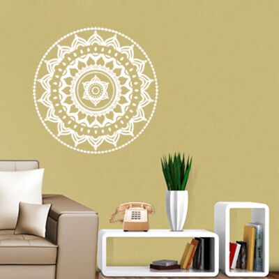

〖Follure〗Mandala Flower Indian Bedroom Wall Decal Art Stickers Mural Home Vinyl Family BK