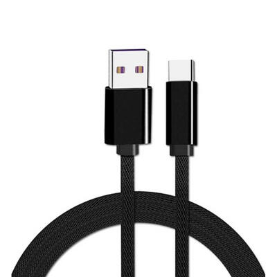 

1M 5A Type-C Fast Charging Line Nylon Braided Data Cable for Huawei Oppo