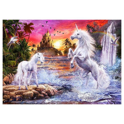 

5D DIY Diamond Painting Fantasy Horse Cross Stitch Embroidery Rhinestones