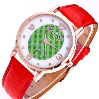 

〖Follure〗Women Fashion Leather Band Analog Quartz Round Wrist Watch Watches
