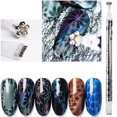 

〖Follure〗Double Head Magnet Stick Tool For 3D Magnetic Cat Eye Gel Magic Nail Art Manicu