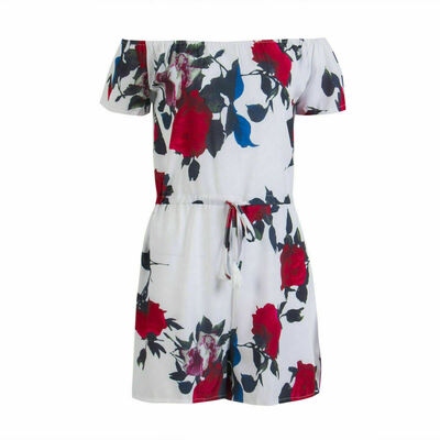 

Fashion Womens Floral Summer Playsuit Bodycon Party Jumpsuit Romper Trousers
