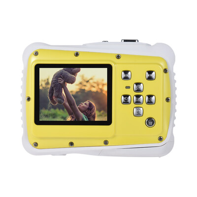 

Compact Size 720P HD Digital Camera Camcorder 5MP CMOS Sensor 20" LCD Screen 3 Meters Waterproof with Built-in Microphone for Kid