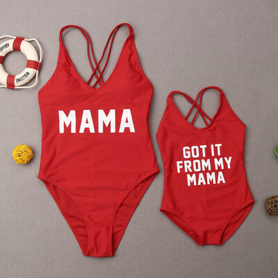 

Family Matching Women Kid Baby Girl Bikini Set Bathing Suit Swimwear Swimsuit