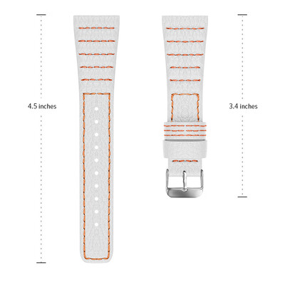 

〖Follure〗Leather Stitches Replacement Watch Wrist Strap Band For Fitbit versaversa Lite