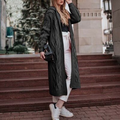 

Womens Open Front Coat Jacket Cardigan Blazer Sweater Ladies Outwear Jumper Top