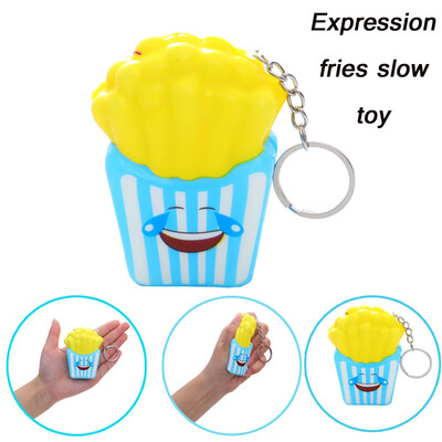 

Tailored Cute Expression Fries Decor Slow Rising Kid Squeeze Relieve Anxiet Gift Toys