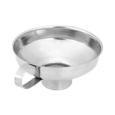 

Stainless Steel Wide Mouth Canning Funnel Salad Dressing Funnel Oil Leak