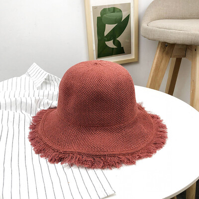

Hat womens summer Korean version of Joker travel sunscreen basin Hat chic Japanese small fresh fisherman Hat outdoor visor