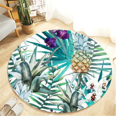 

〖Follure〗Botany Elements Blanket Round Bathroom carpet 60cm