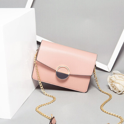 

Summer ins net red teenage girls on the trend of the Korean version of the chains single shoulder oblique Bag Fashion in 2019