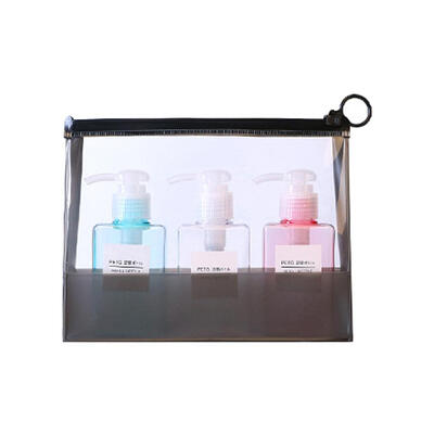 

3pcsSet Clear Plastic Lotion Foaming Bottle Shampoo Liquid Pump Bottling