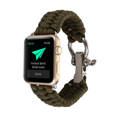 

Wristband Bracelet Watch Band Strap Nylon For IWatch Apple Watch 38nn42mm New