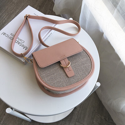 

Summer new chic small bag female 2019 new wave Korean version of the wild single shoulder slung ins fashion saddle bag