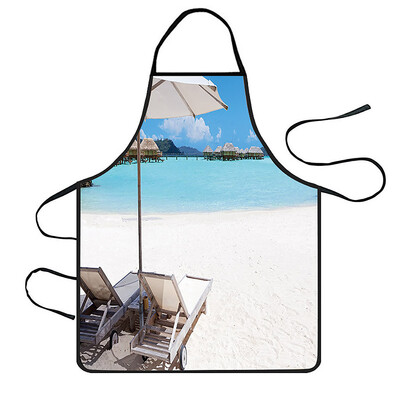 

Toponeto Home Women Waterproof Cute Cartoon Kitchen Restaurant Cooking Bib Apron Aprons