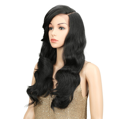 

Noble 22" Long Loose Wave Equal Ombre Glueless Heat Resistant Wig 180 Heavy Density Synthetic Wigs For Black Women